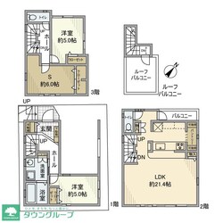 上目黒戸建の物件間取画像